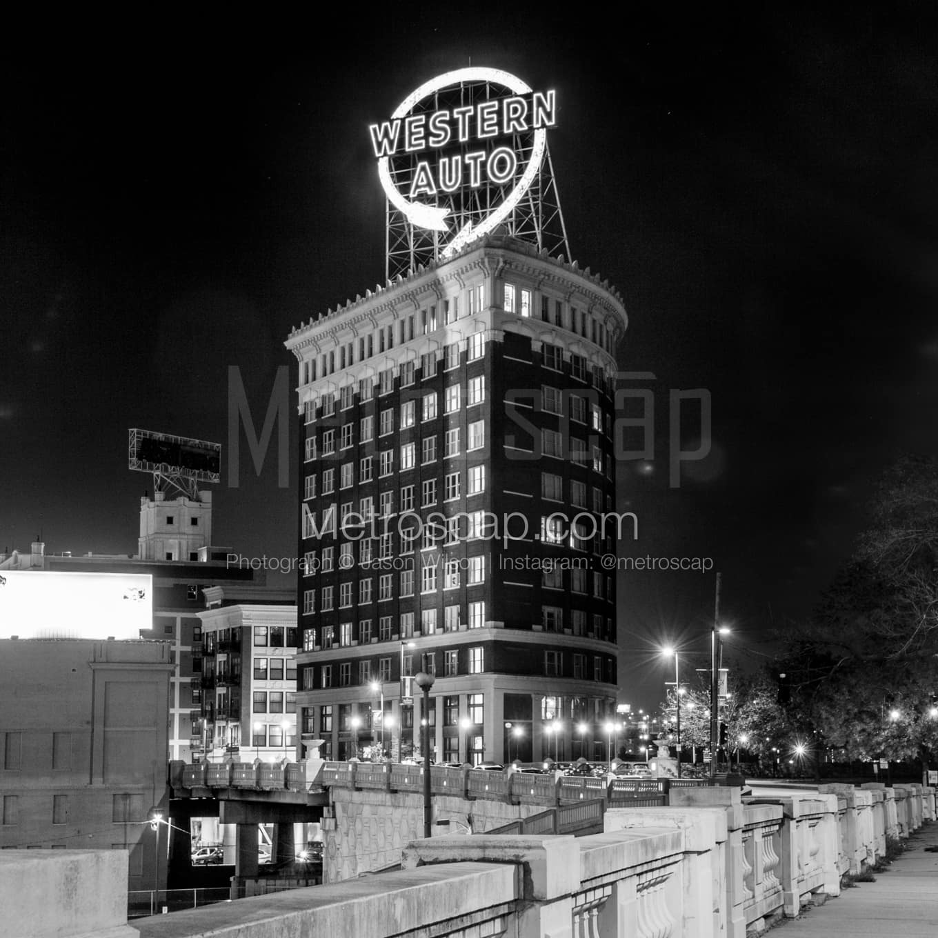 Kansas City Black & White Landscape Photography