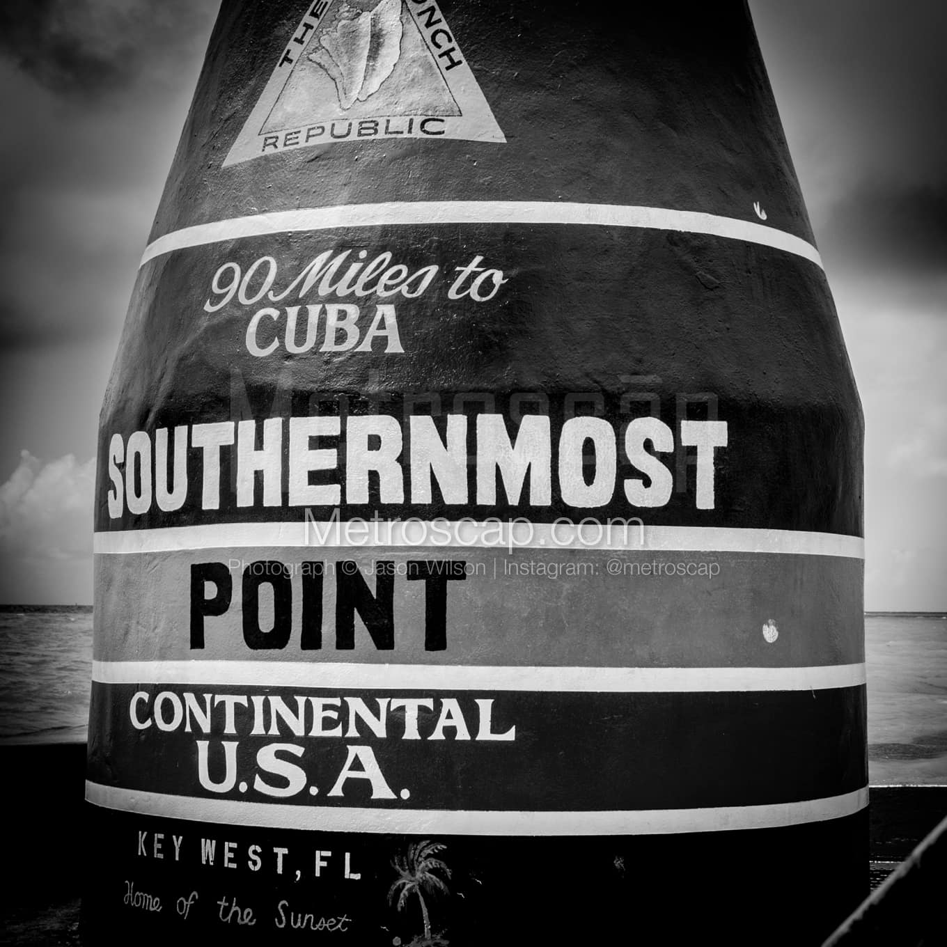 Key West Black & White Landscape Photography