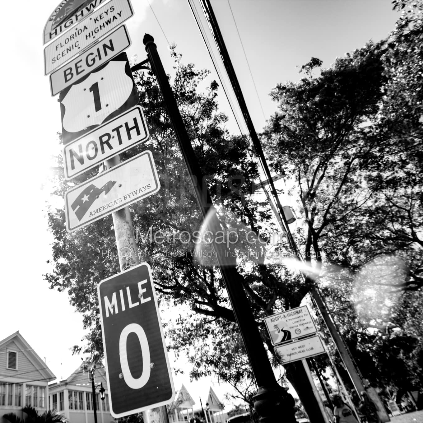 Key West Black & White Landscape Photography