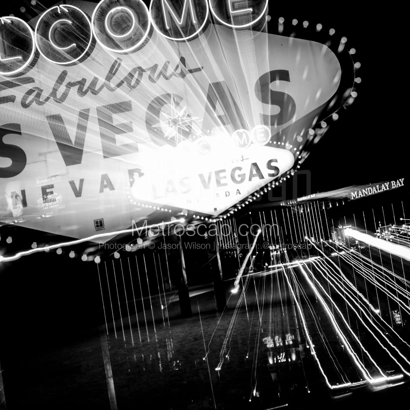 Las Vegas Black & White Landscape Photography