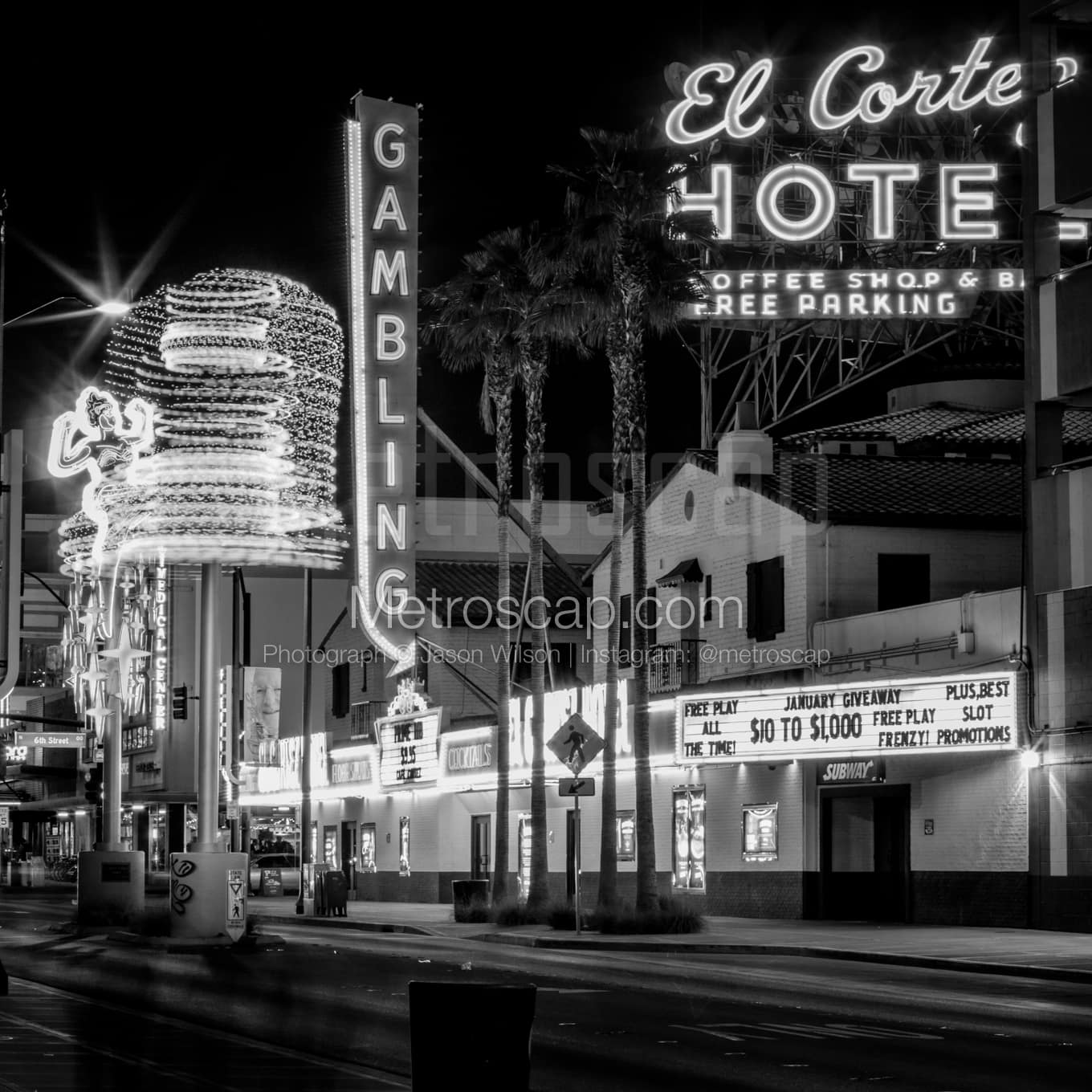 Las Vegas Black & White Landscape Photography