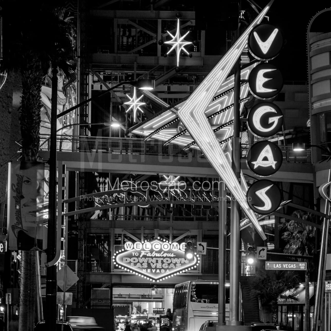 Las Vegas Black & White Landscape Photography