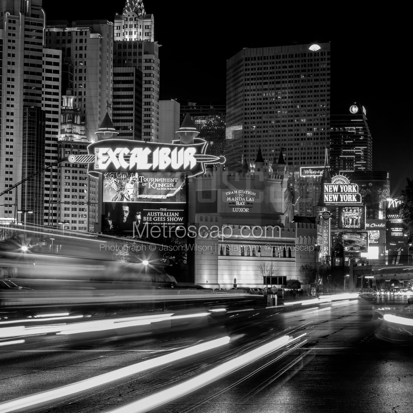 Las Vegas Black & White Landscape Photography