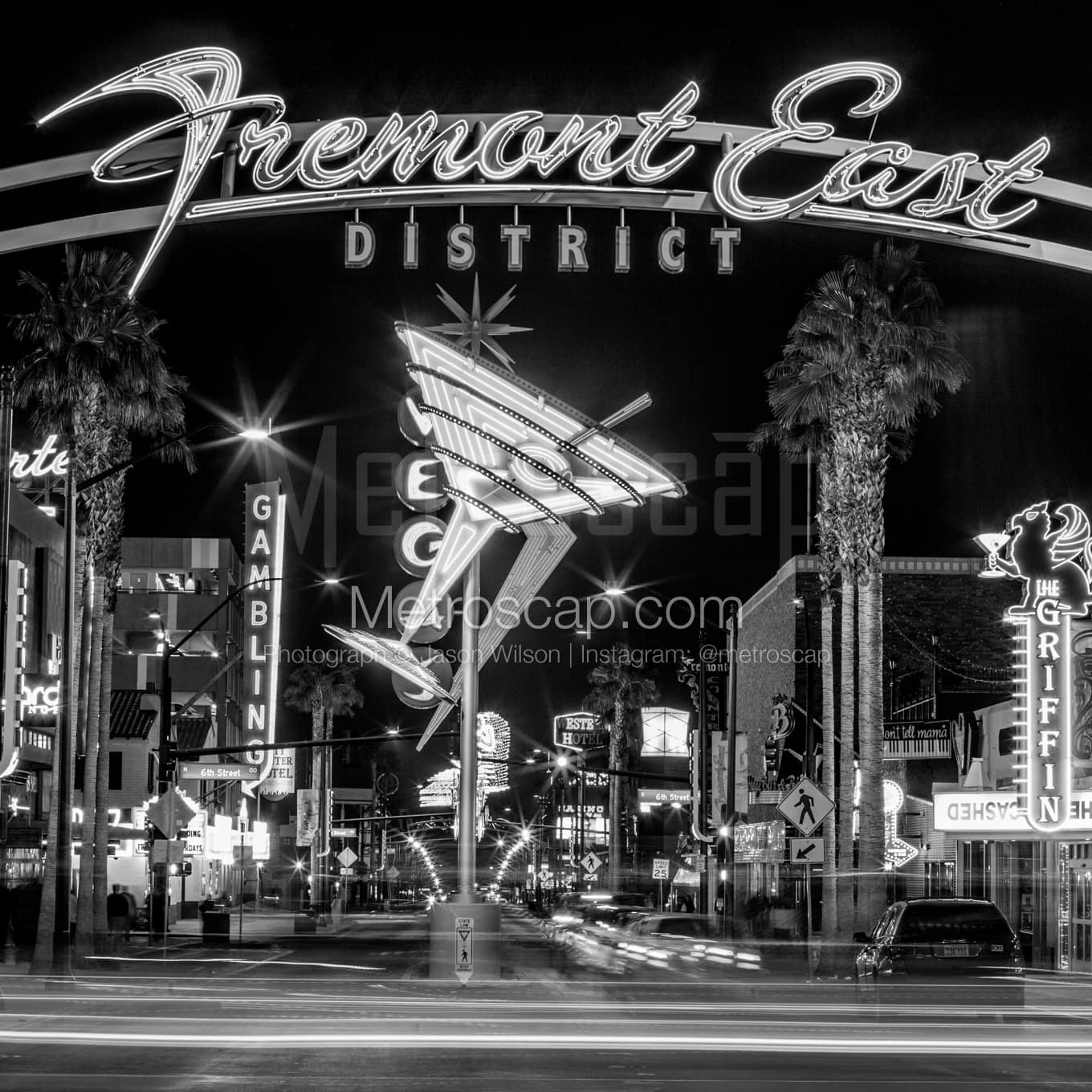 Las Vegas Black & White Landscape Photography