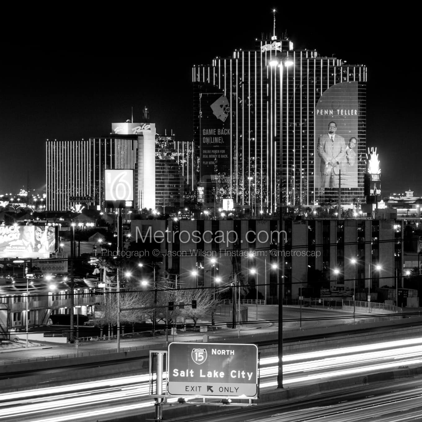 Las Vegas Black & White Landscape Photography