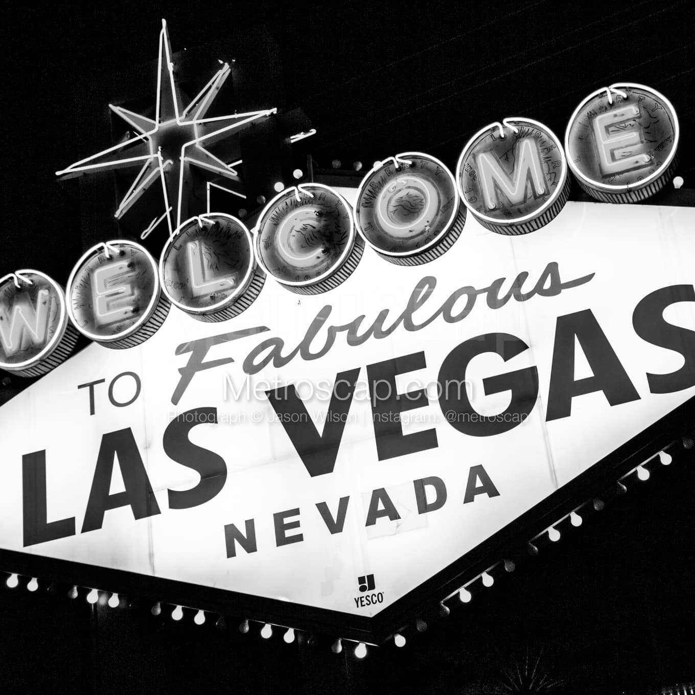 Las Vegas Black & White Landscape Photography