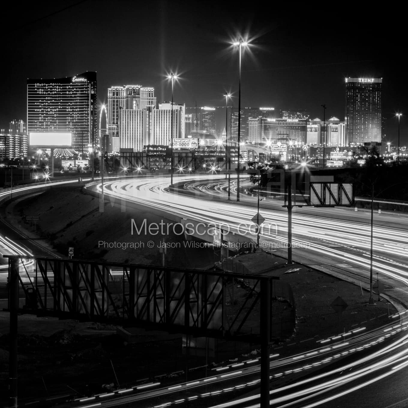 Las Vegas Black & White Landscape Photography