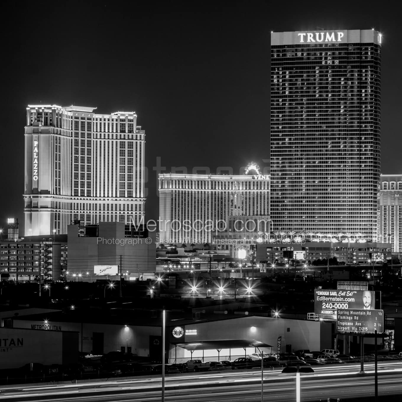 Las Vegas Black & White Landscape Photography