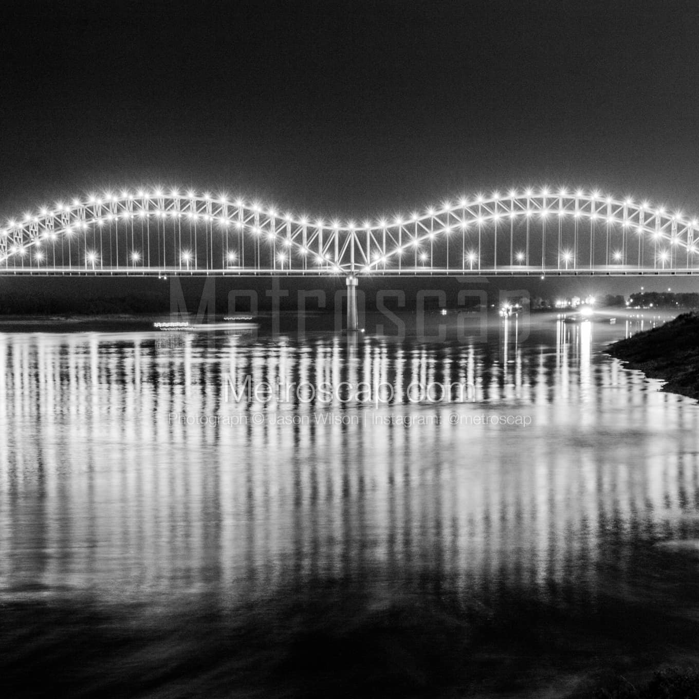 Memphis Black & White Landscape Photography