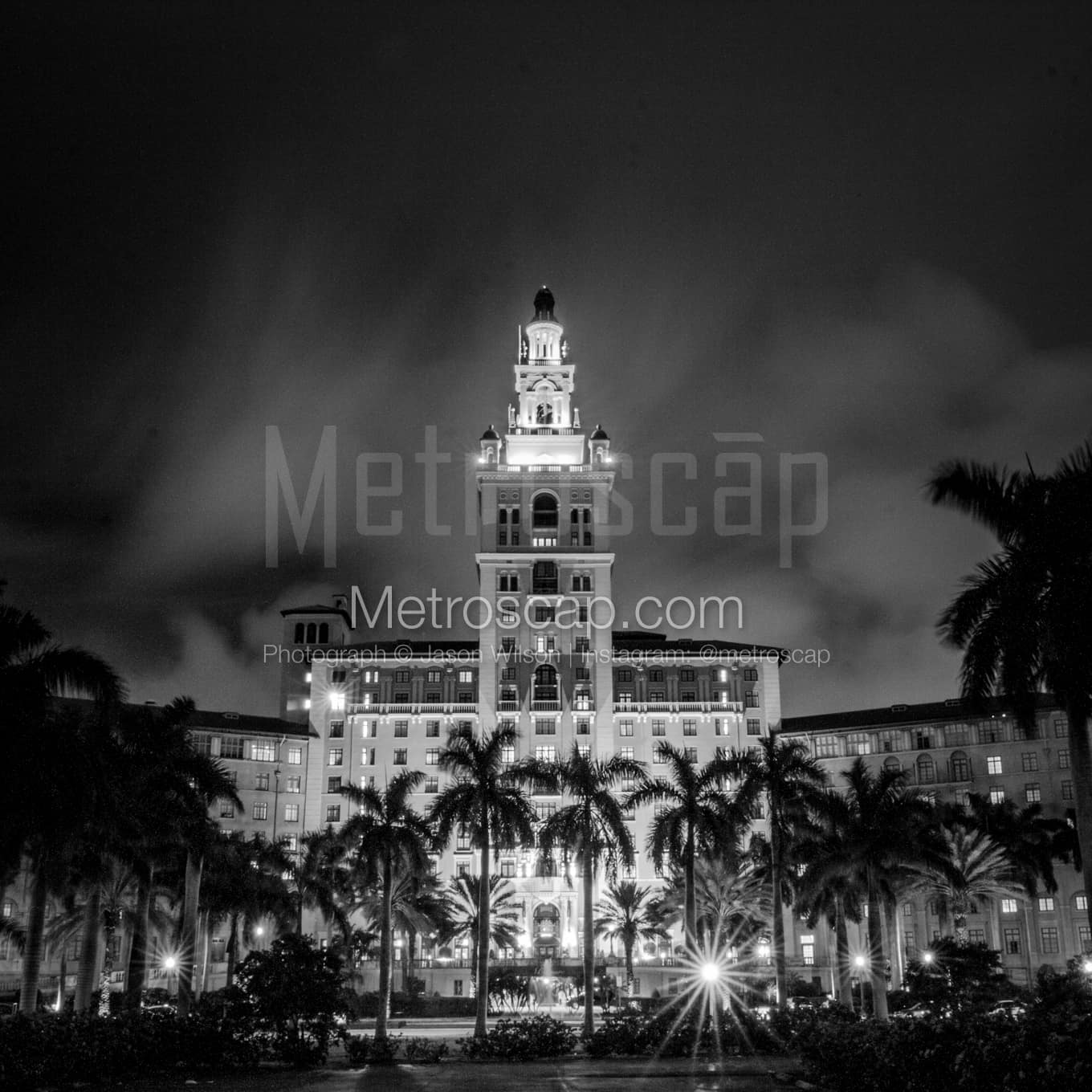 Miami Black & White Landscape Photography