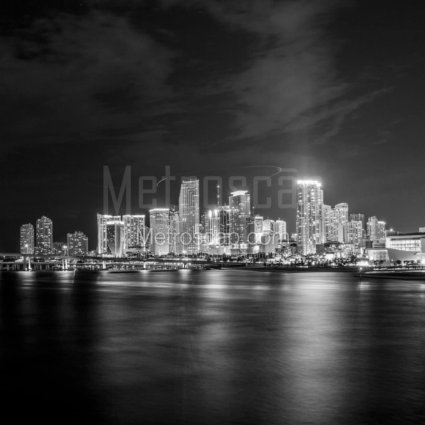 Miami Black & White Landscape Photography