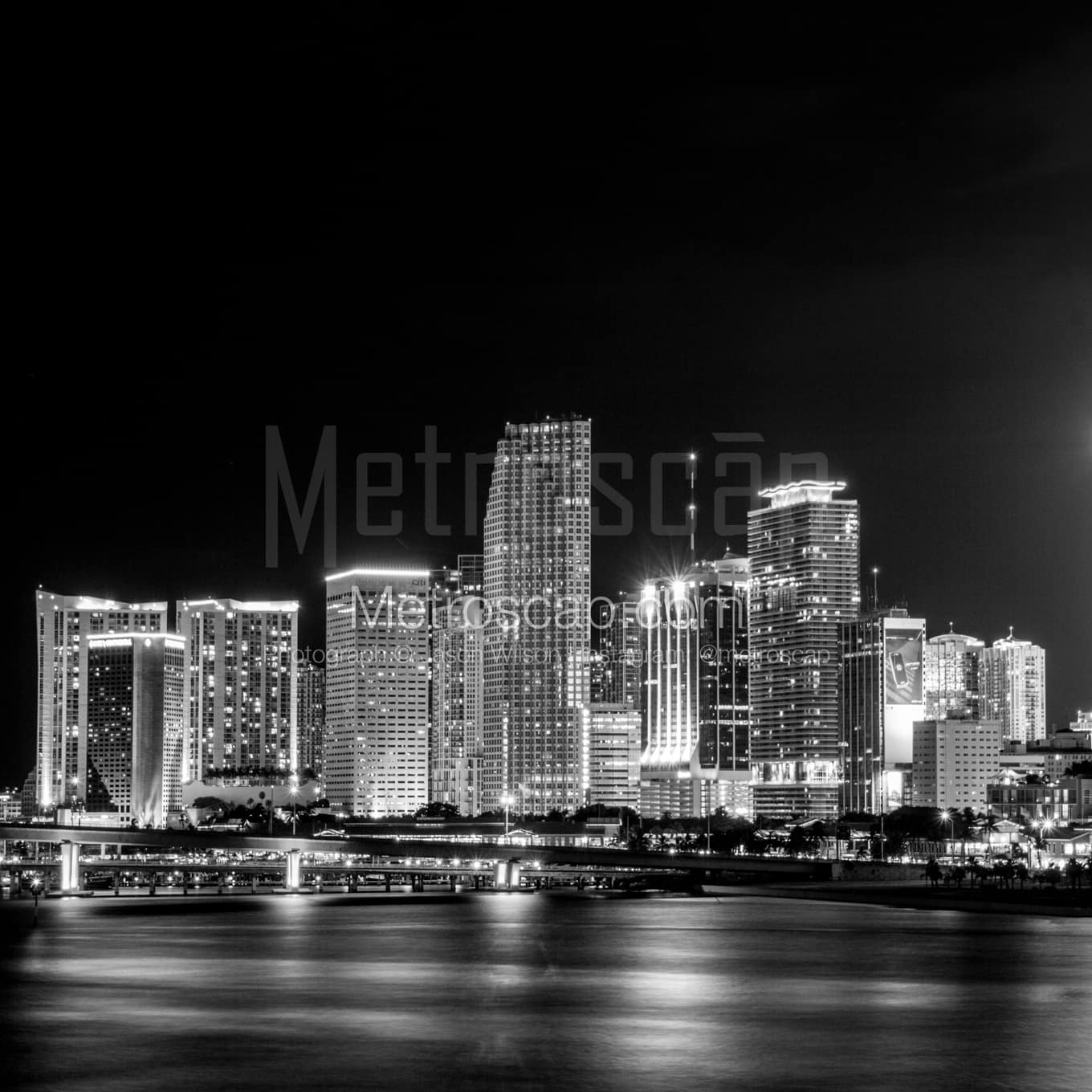 Miami Black & White Landscape Photography