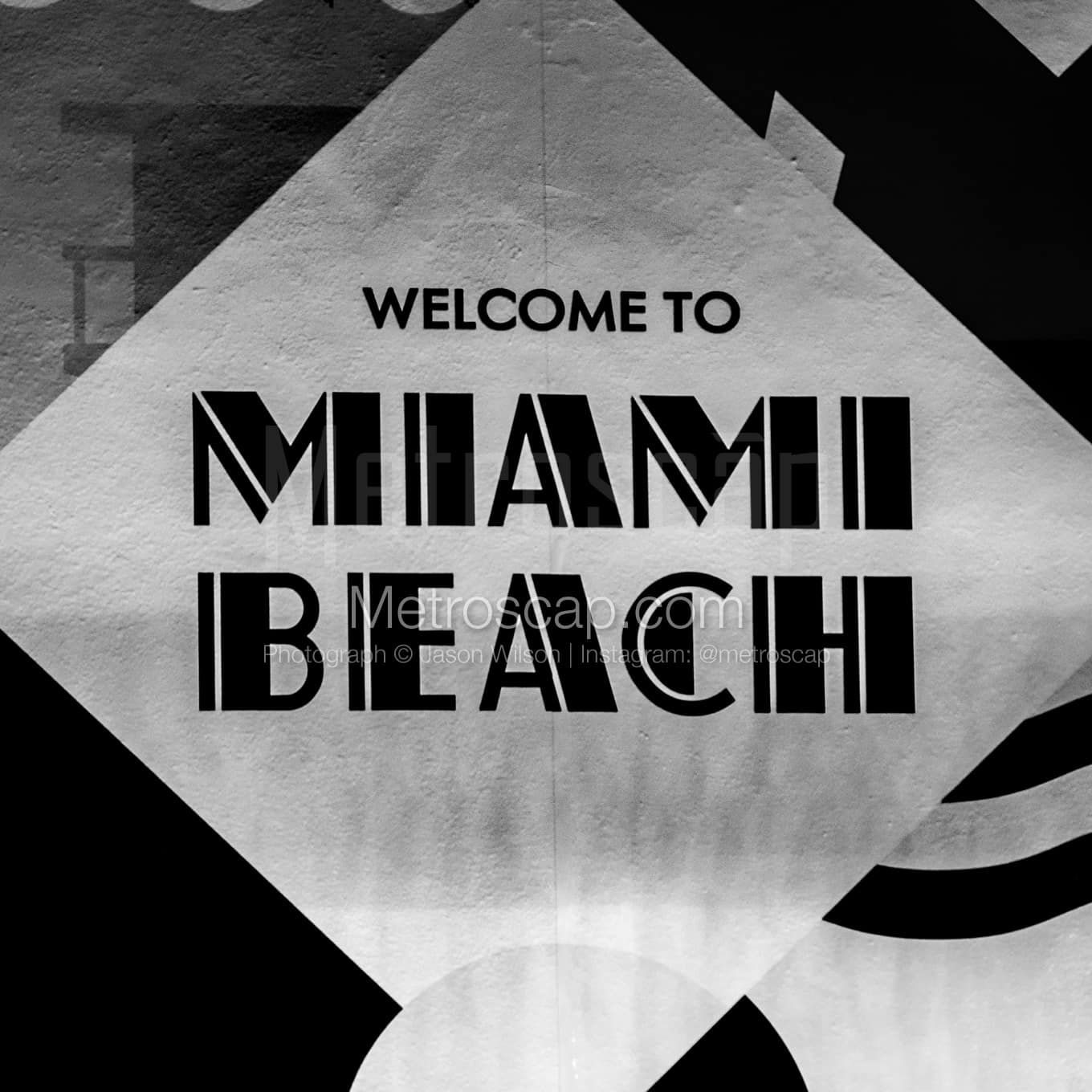 Miami Black & White Landscape Photography