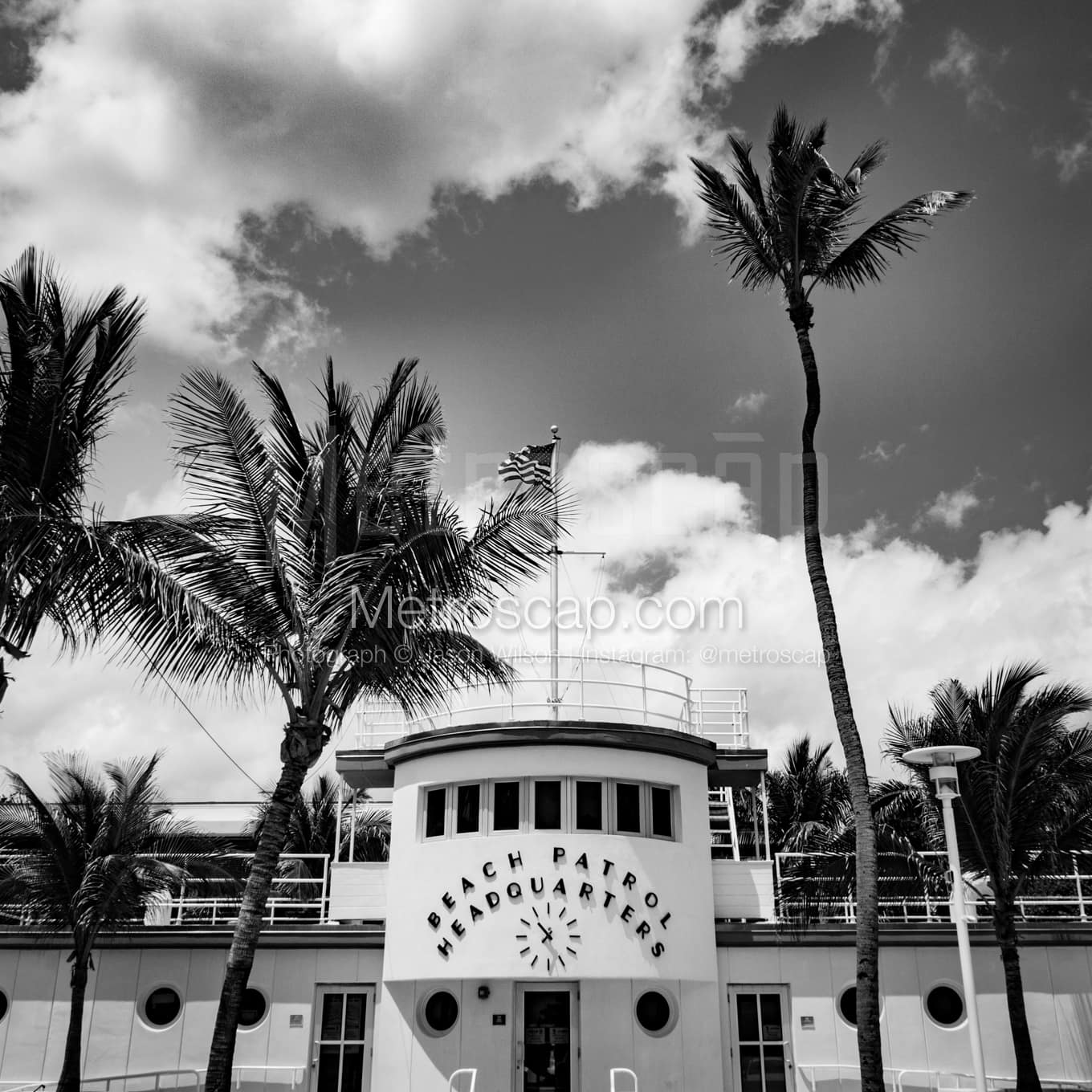 Miami Black & White Landscape Photography