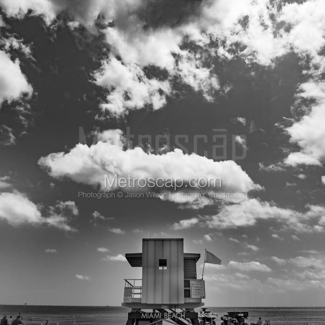 Miami Black & White Landscape Photography