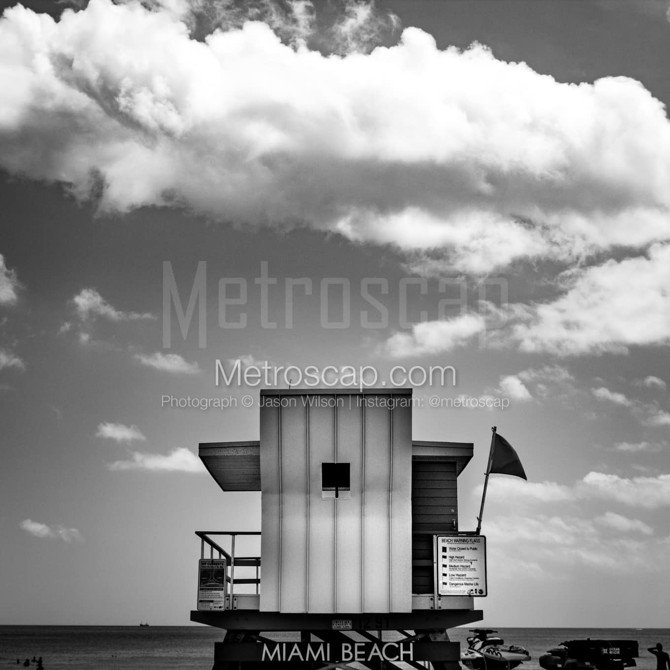 Miami Black & White Landscape Photography