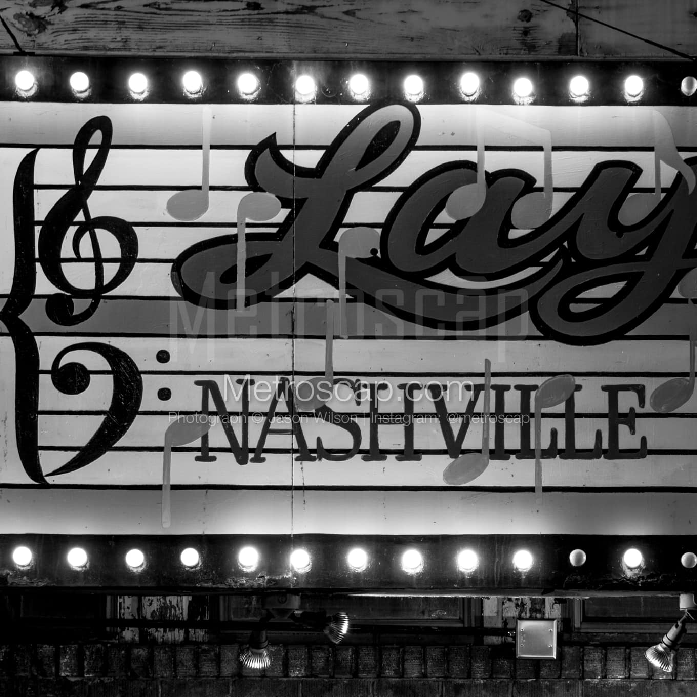 Nashville Black & White Landscape Photography
