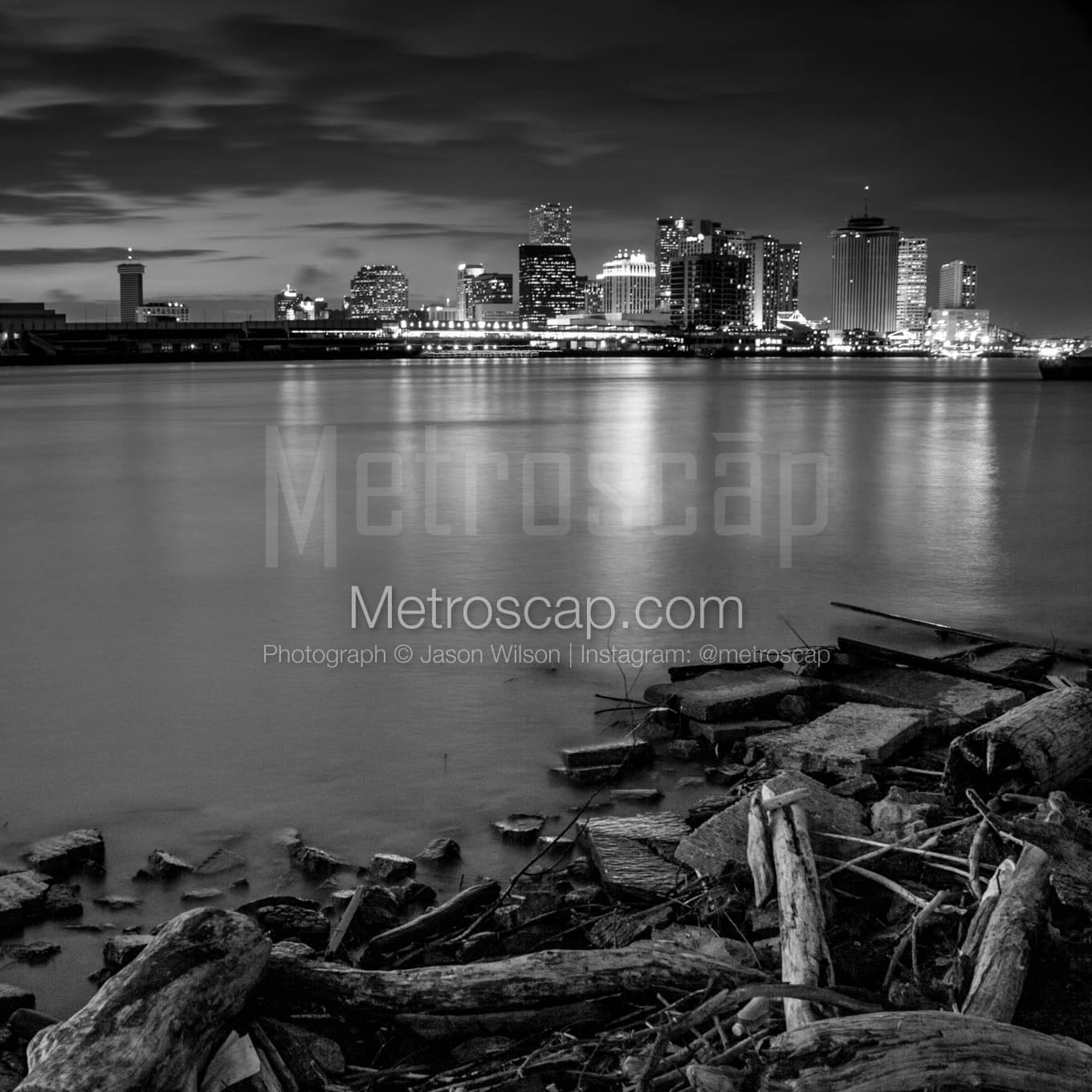 New Orleans Black & White Landscape Photography