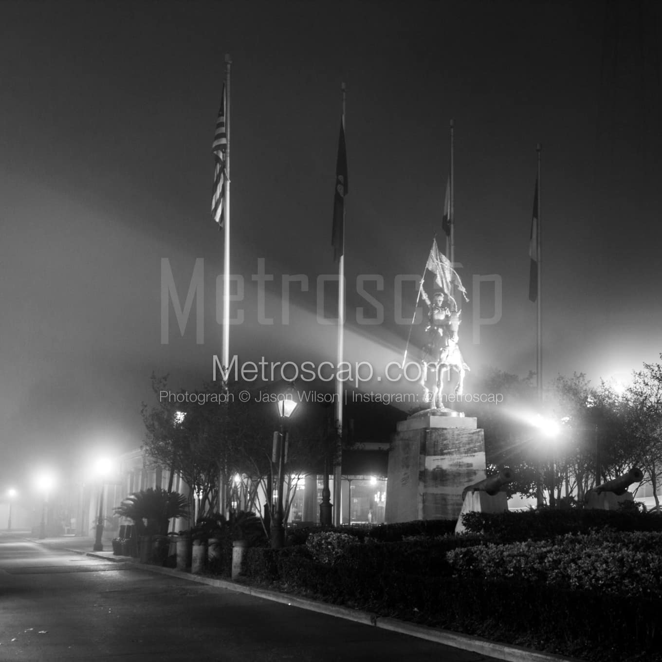 New Orleans Black & White Landscape Photography