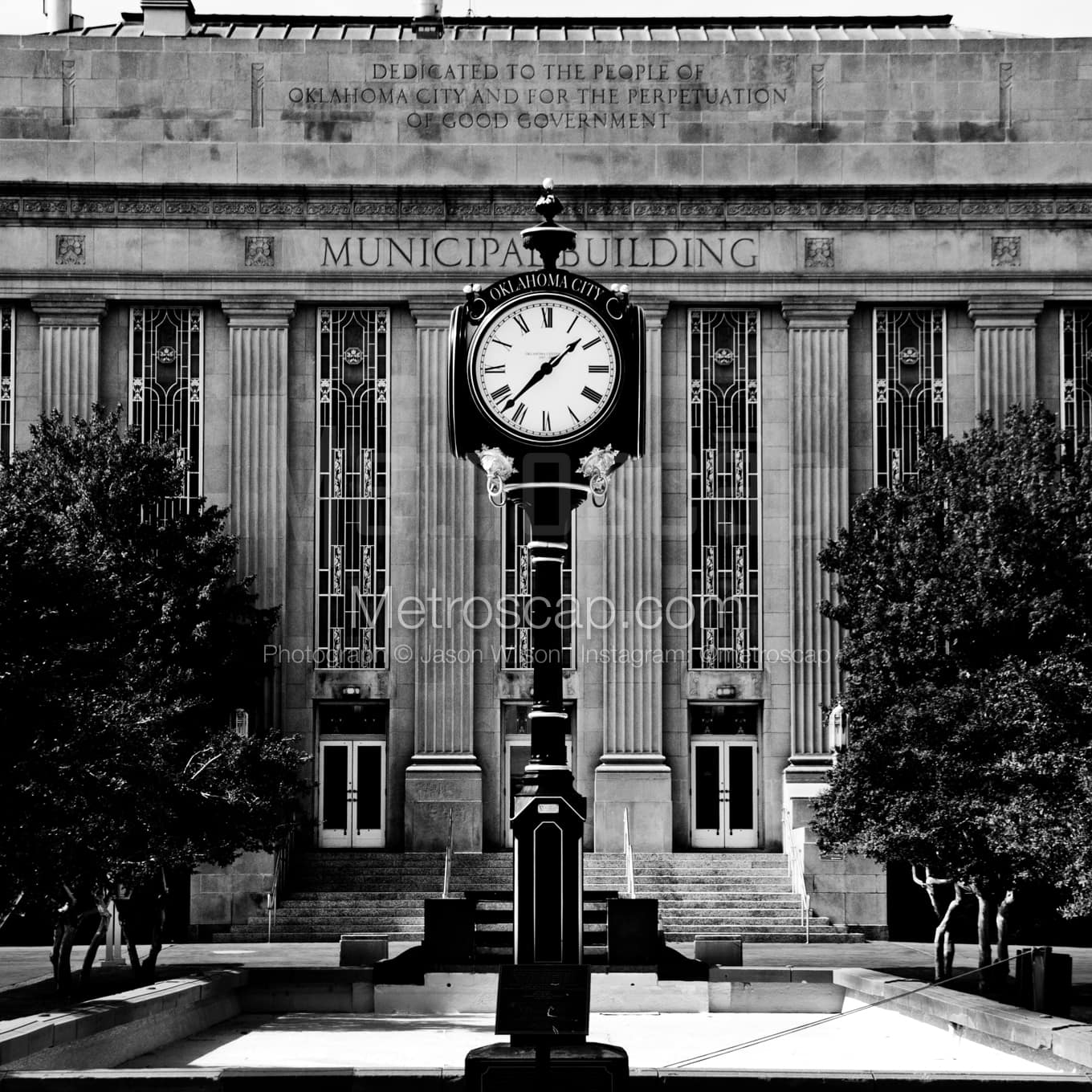 Oklahoma City Black & White Landscape Photography