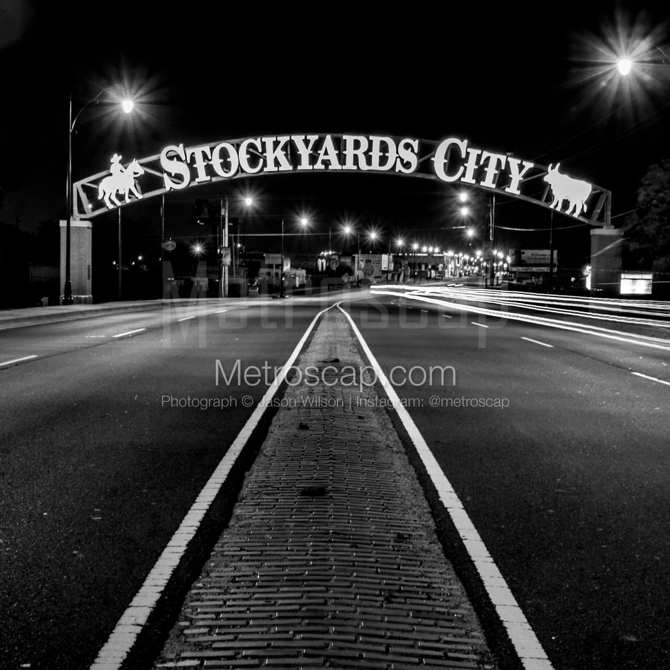 Oklahoma City Black & White Landscape Photography