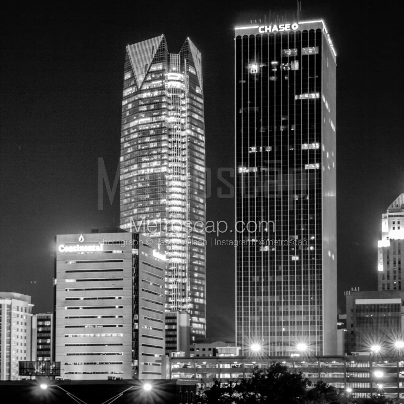 Oklahoma City Black & White Landscape Photography