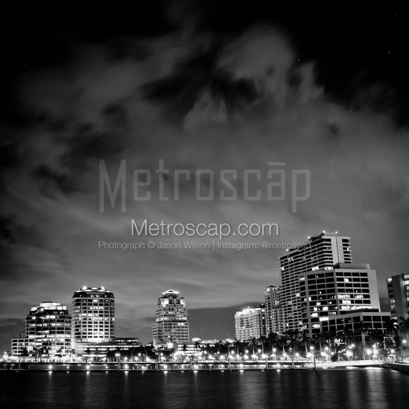 Palm Beach Black & White Landscape Photography