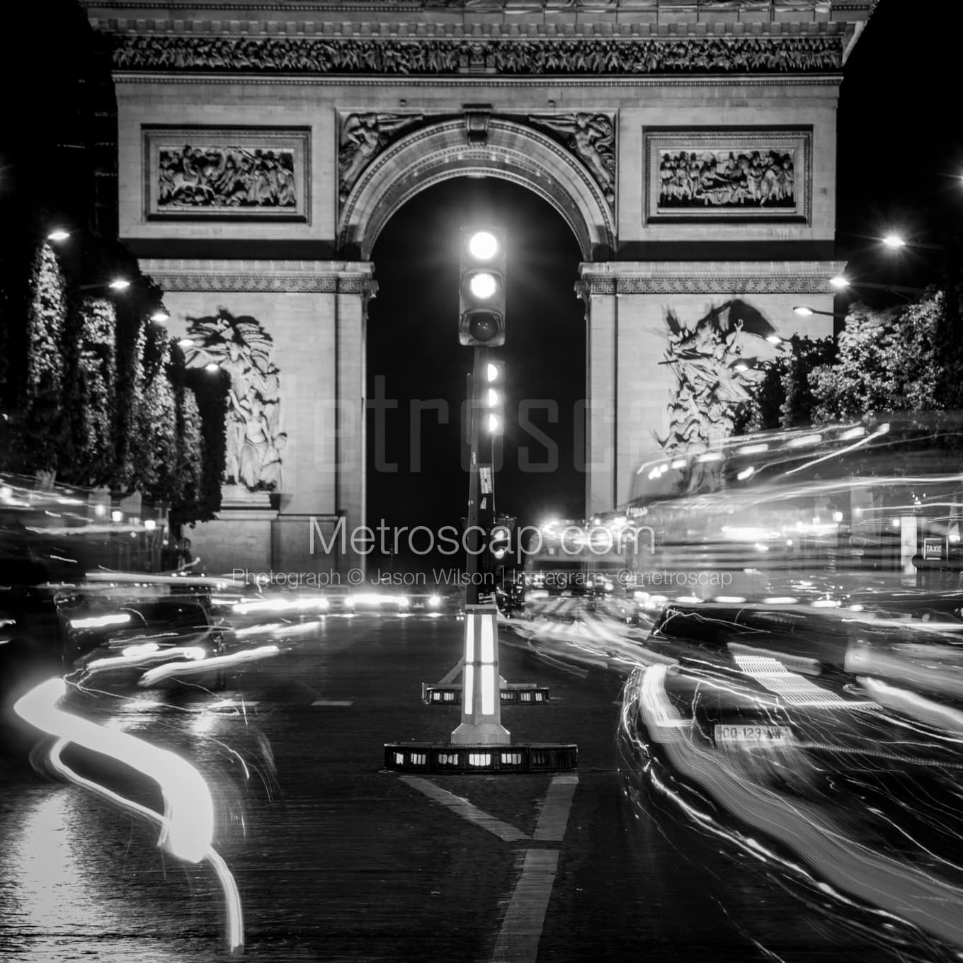 Paris Black & White Landscape Photography