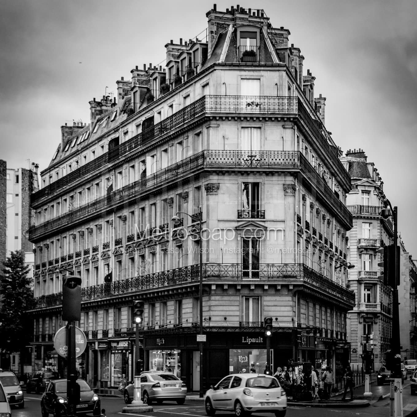 Paris Black & White Landscape Photography