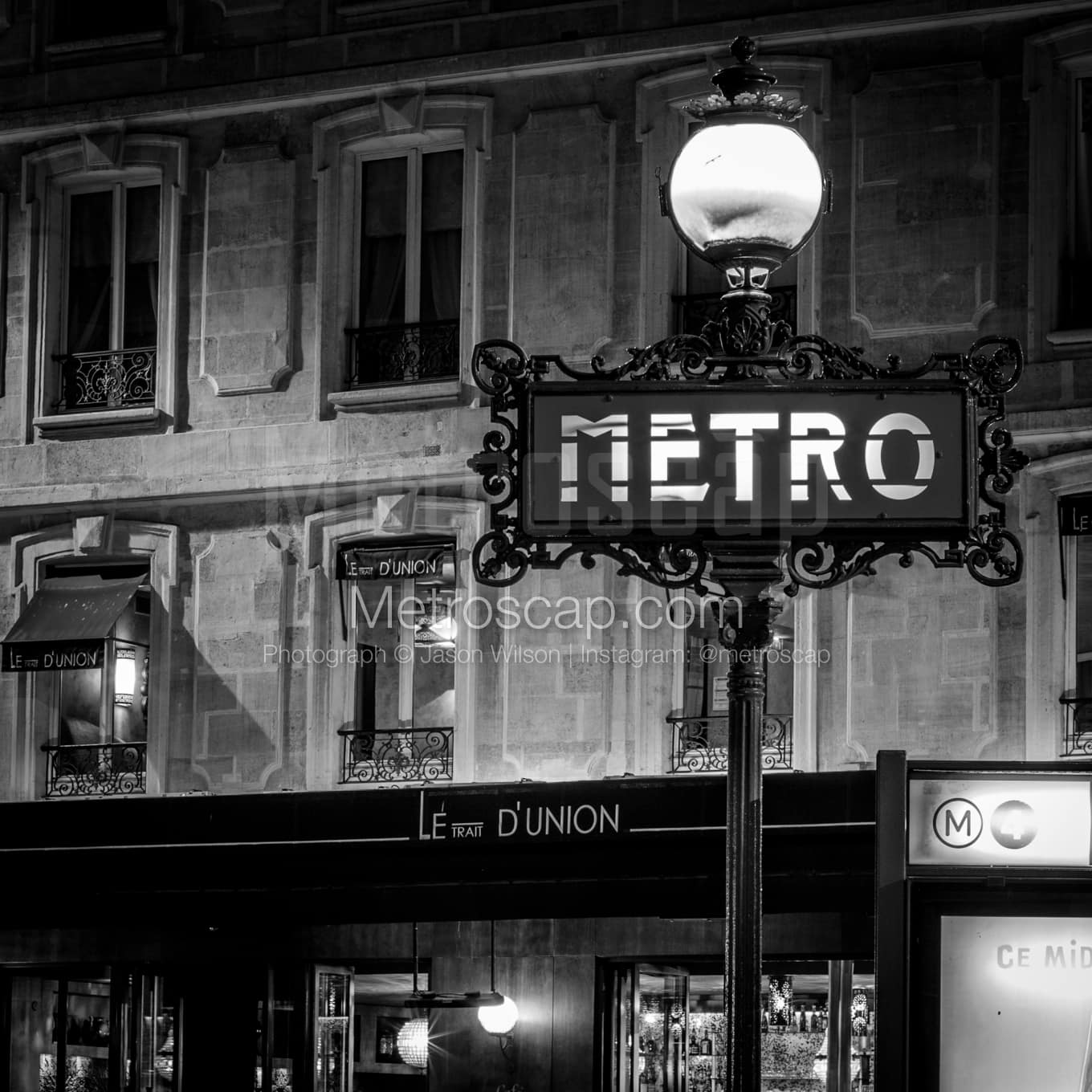 Paris Black & White Landscape Photography