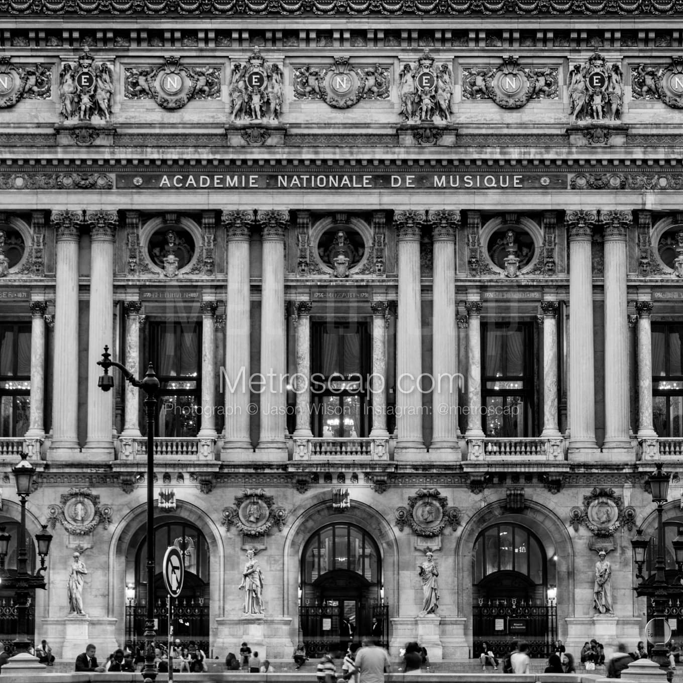 Paris Black & White Landscape Photography