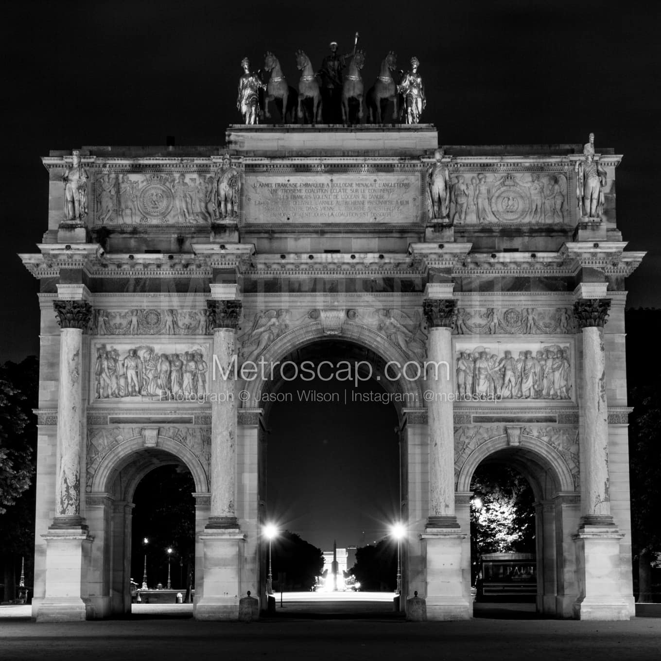 Paris Black & White Landscape Photography