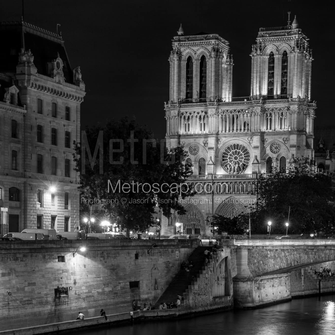 Paris Black & White Landscape Photography