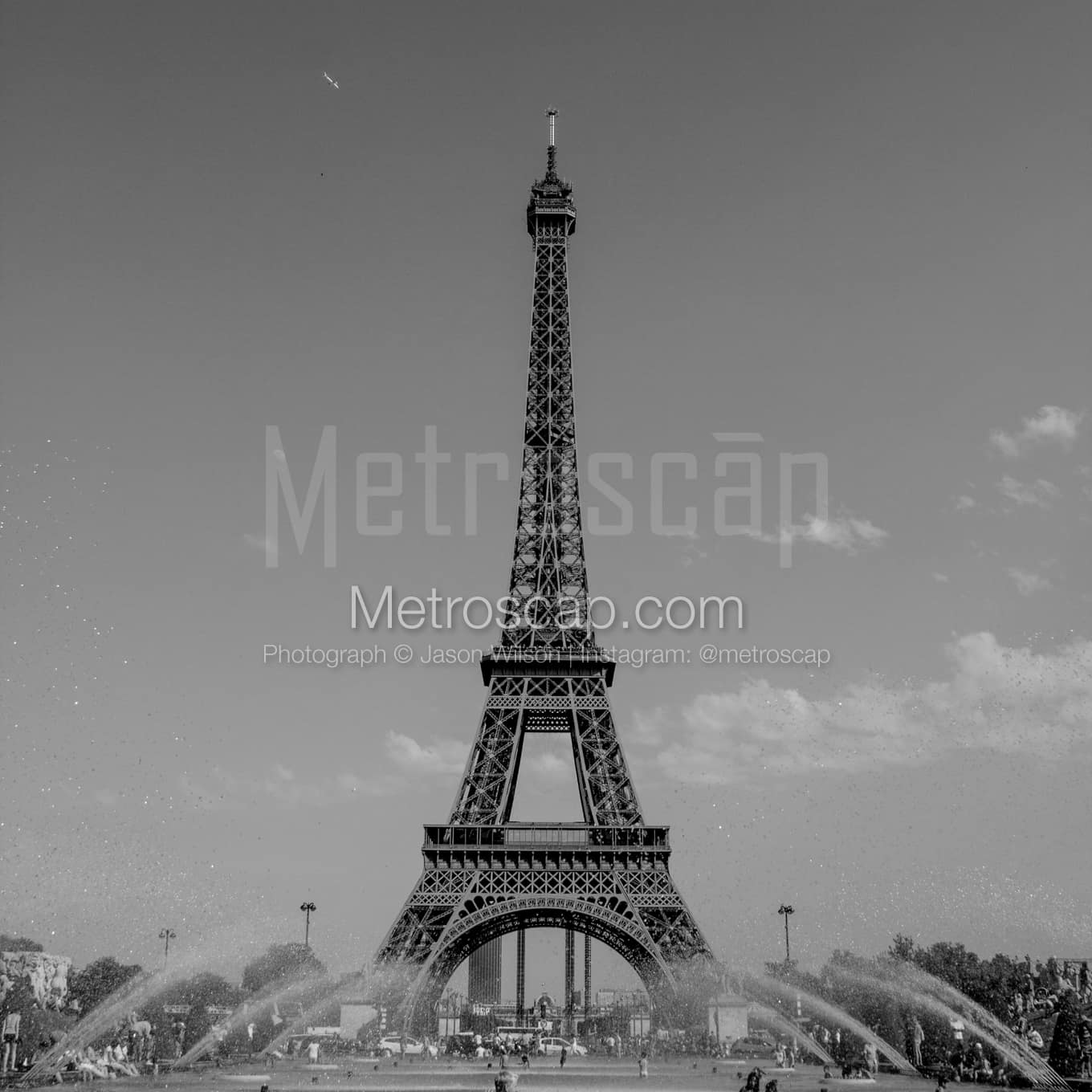 Paris Black & White Landscape Photography