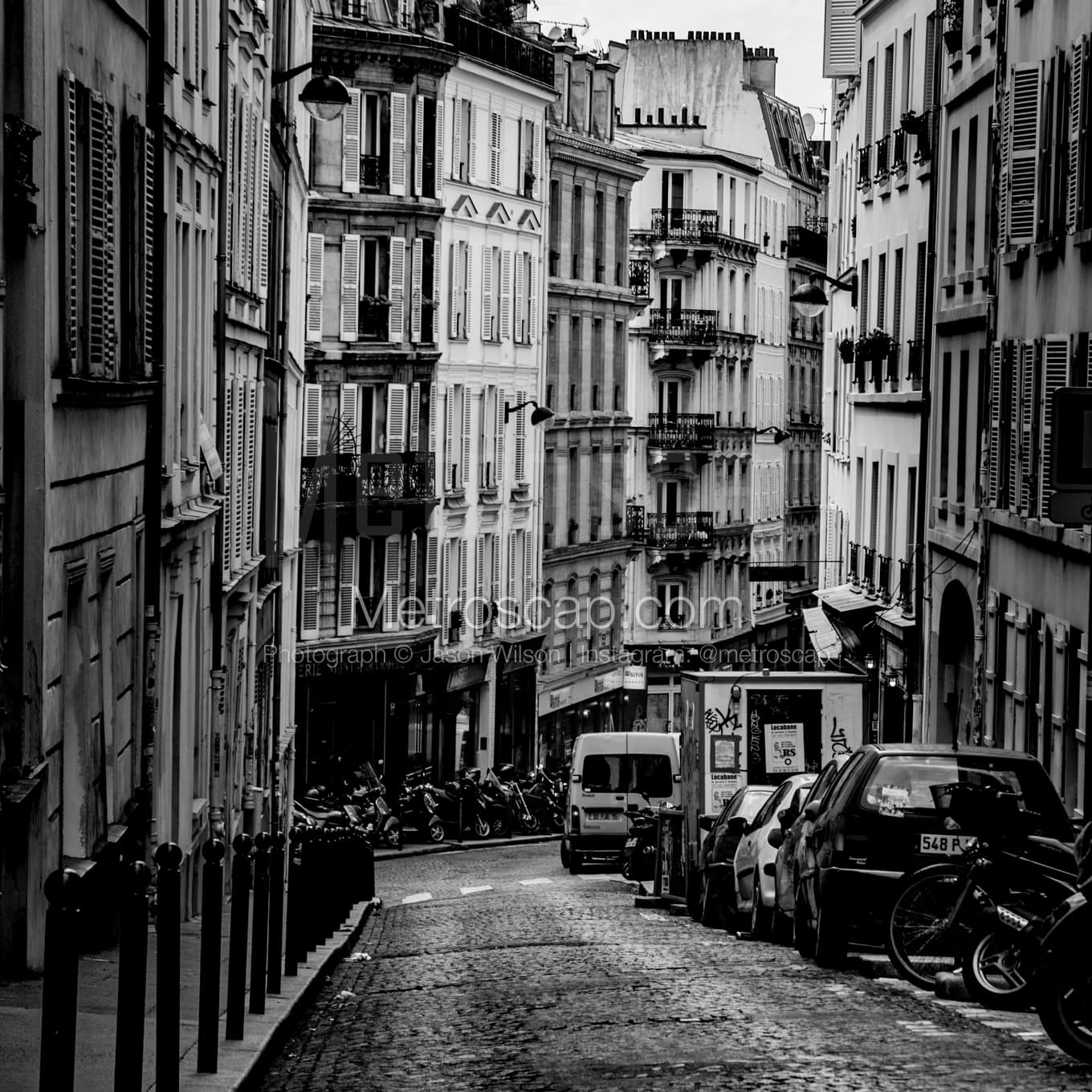 Paris Black & White Landscape Photography