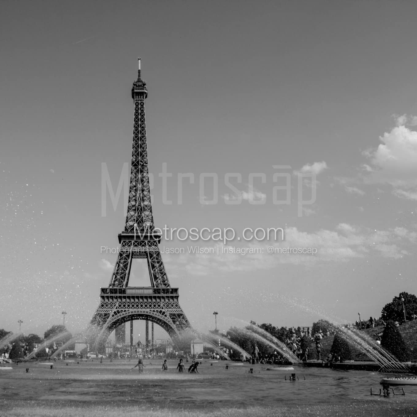 Paris Black & White Landscape Photography