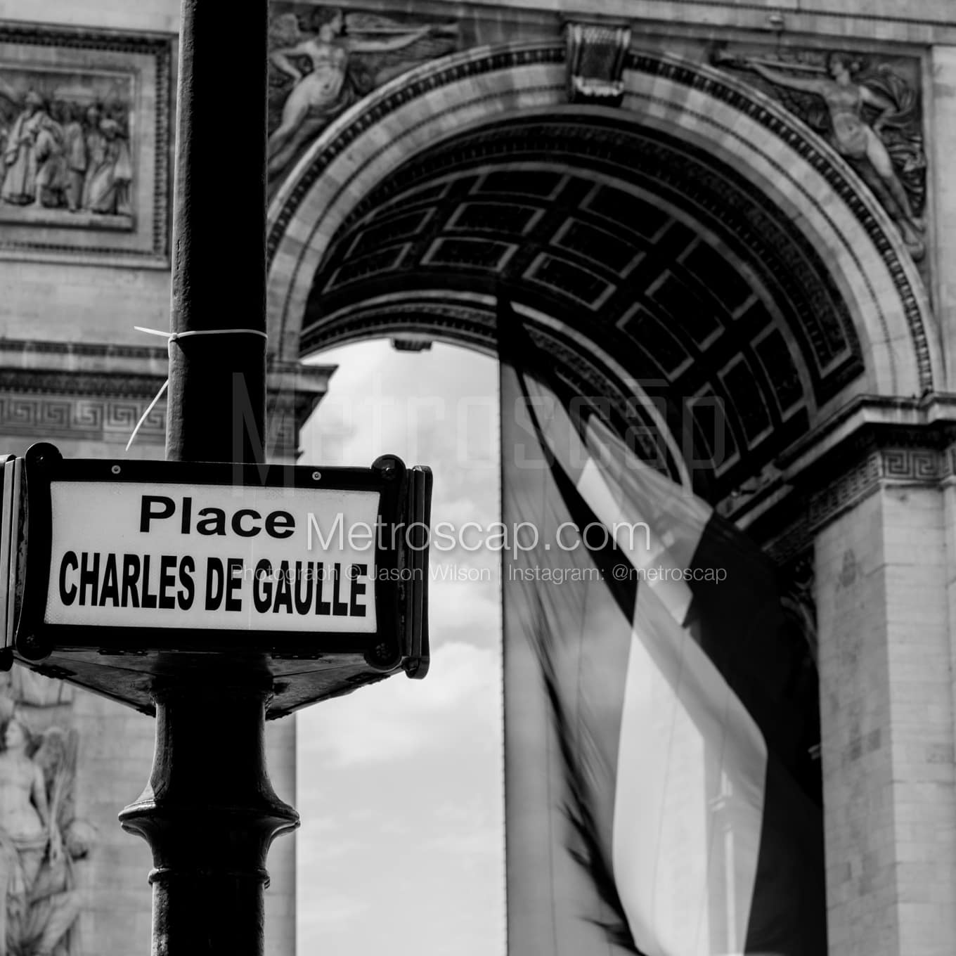 Paris Black & White Landscape Photography