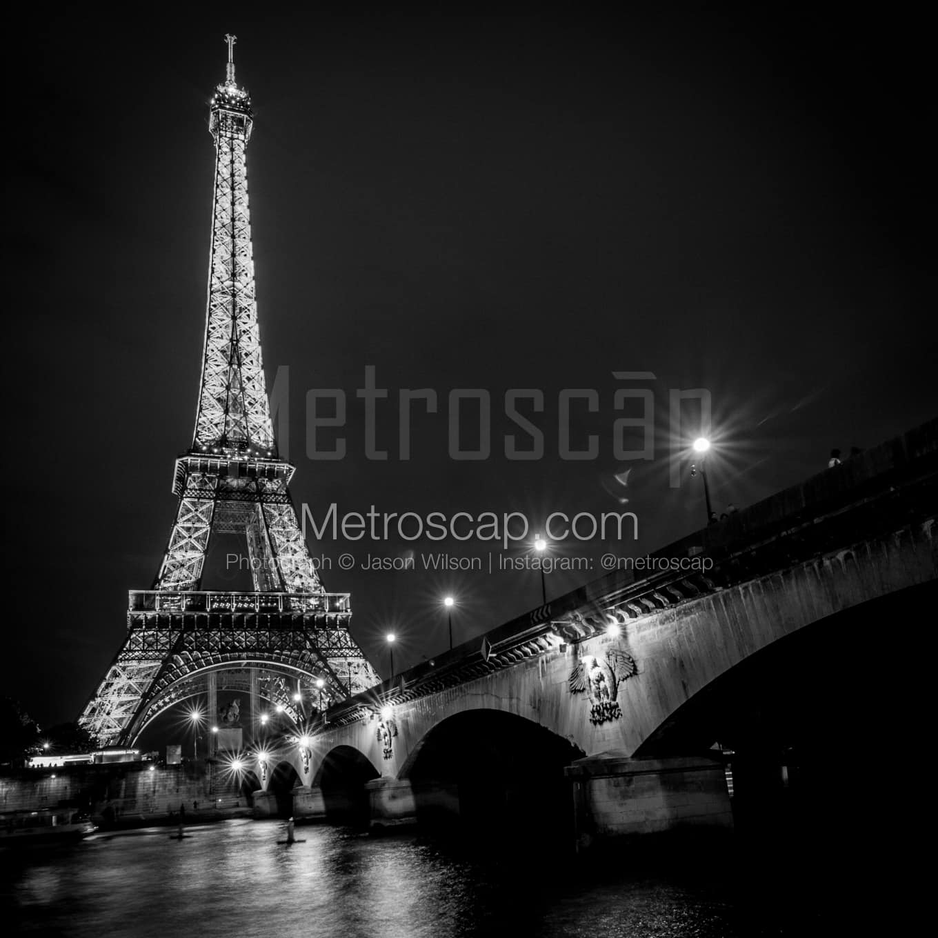 Paris Black & White Landscape Photography