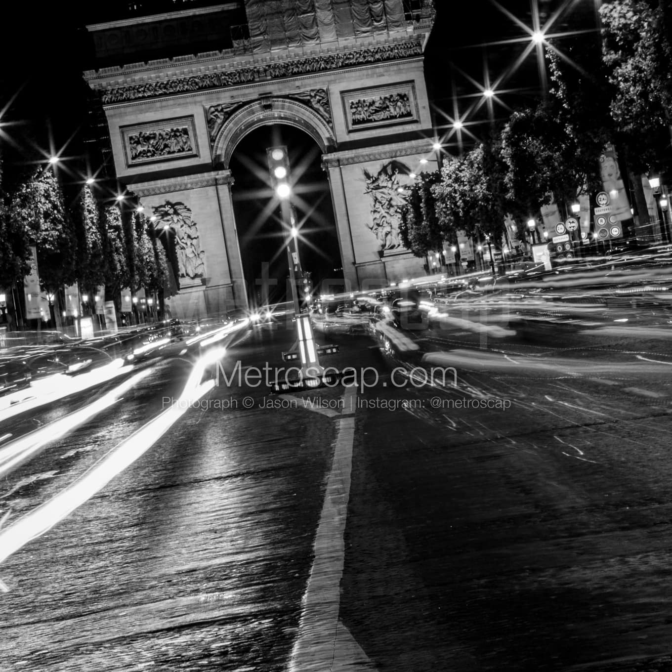 Paris Black & White Landscape Photography