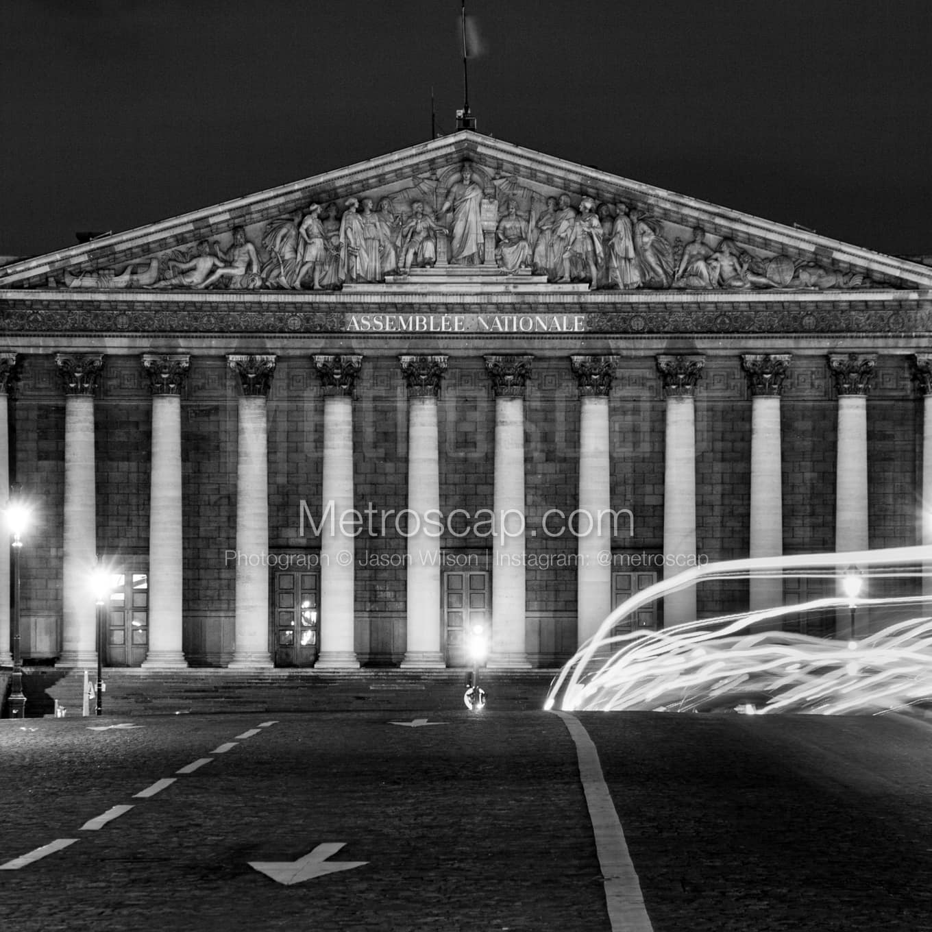 Paris Black & White Landscape Photography