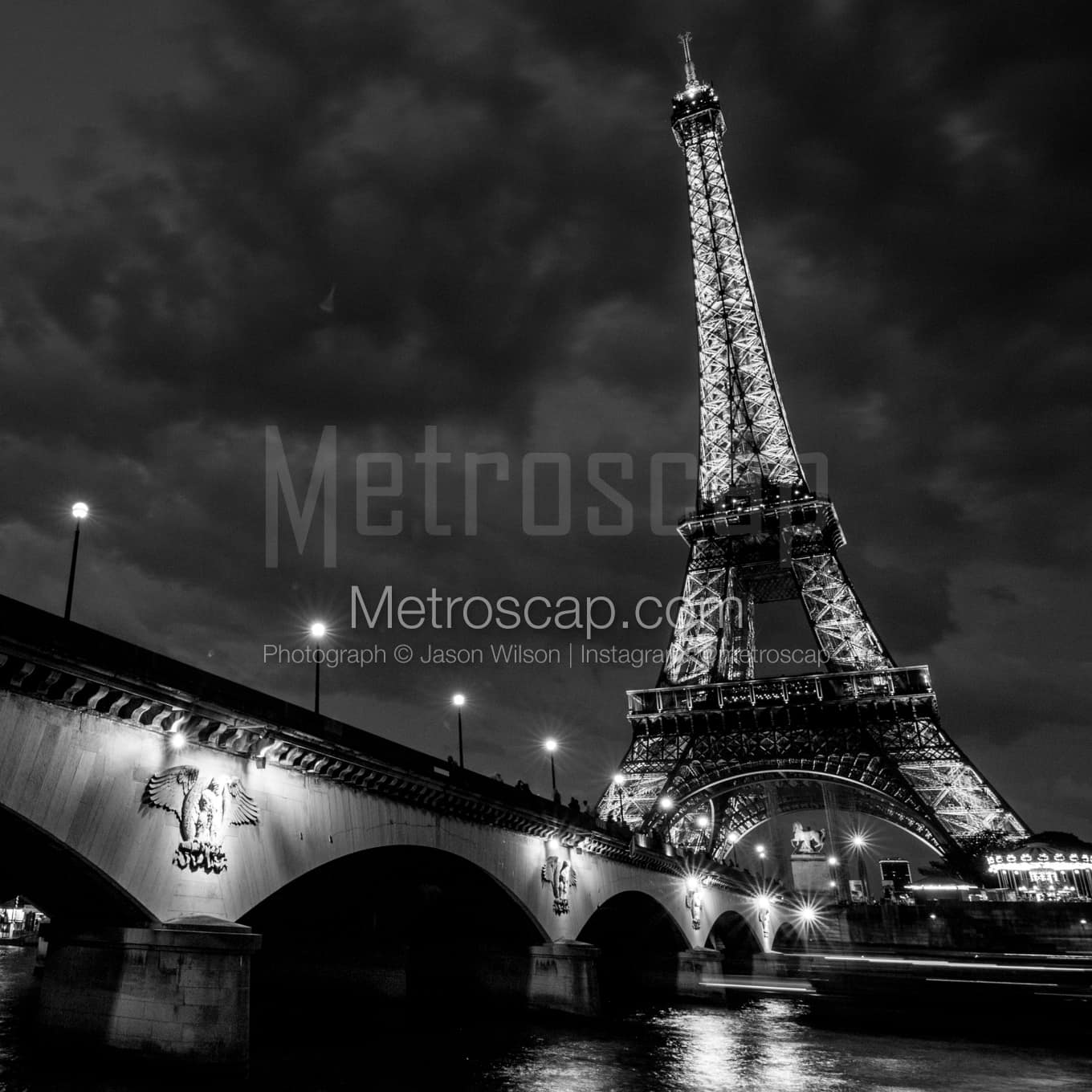 Paris Black & White Landscape Photography