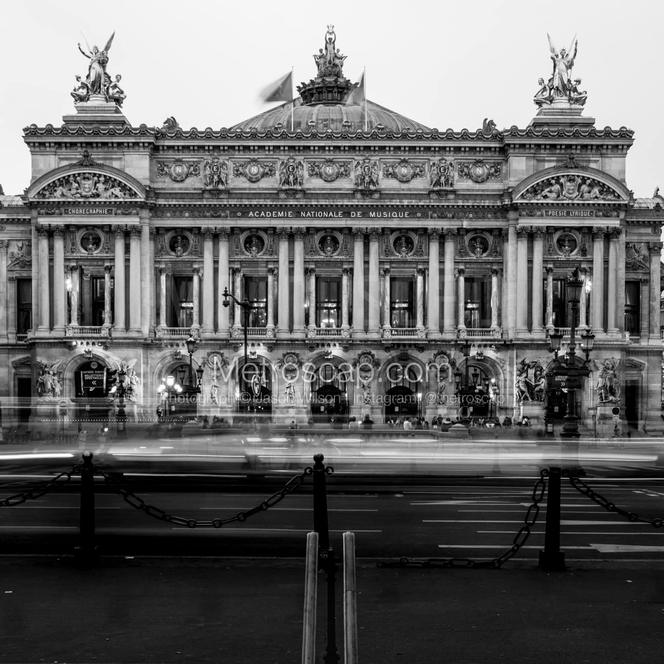 Paris Black & White Landscape Photography