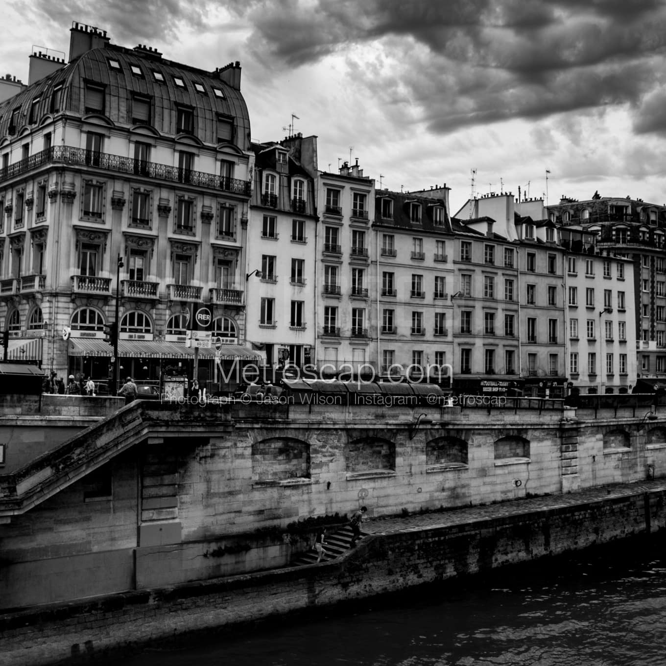 Paris Black & White Landscape Photography