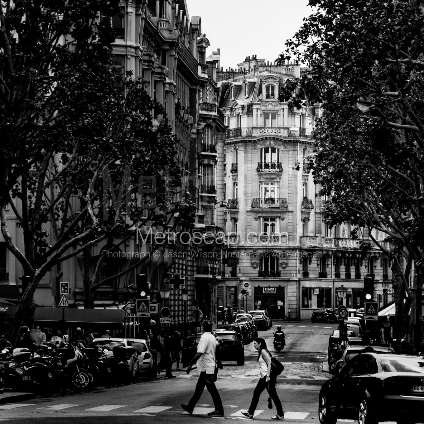 Paris Black & White Landscape Photography