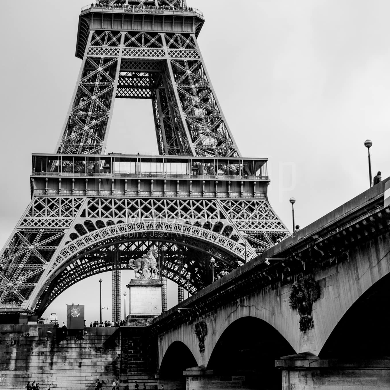 Paris Black & White Landscape Photography