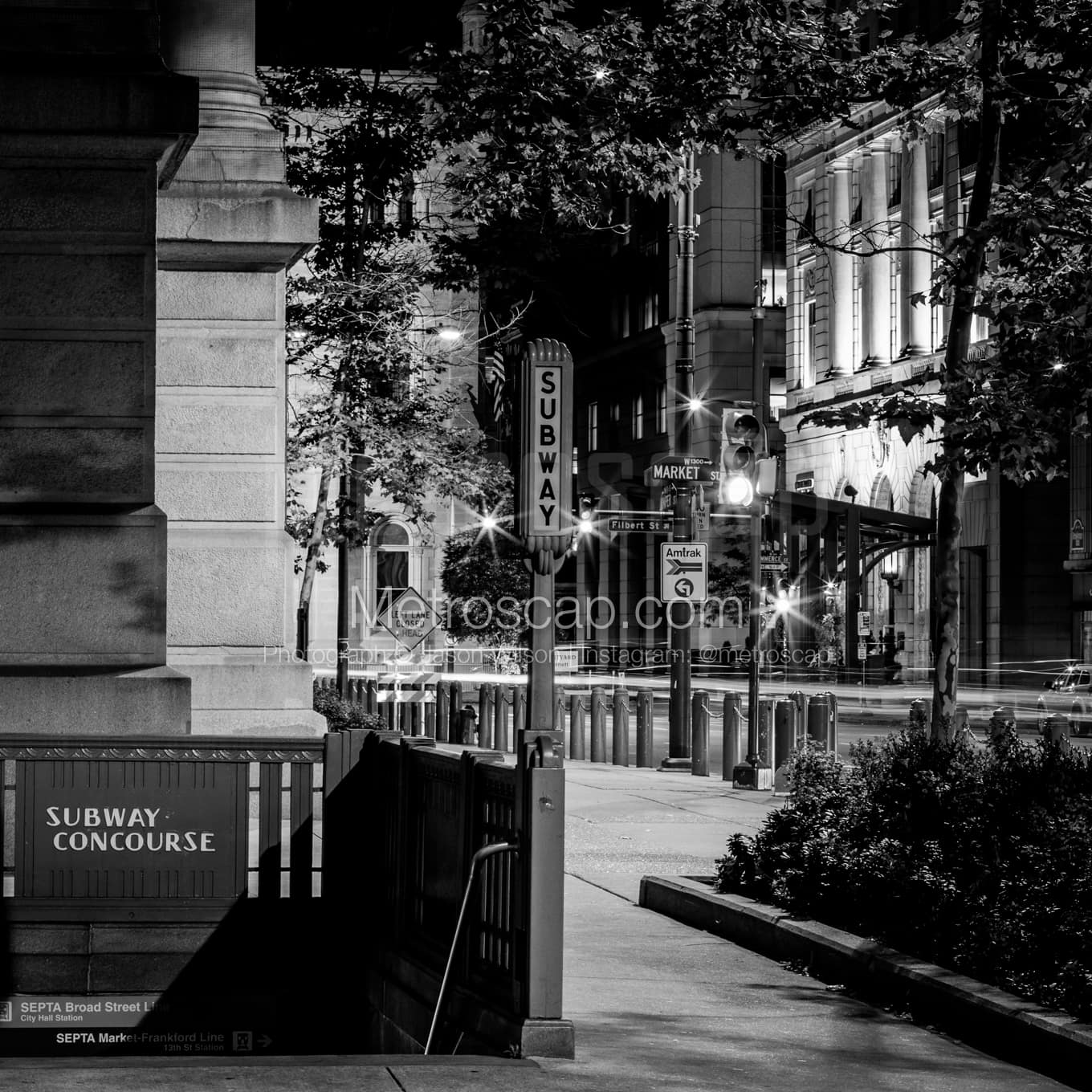 Philadelphia Black & White Landscape Photography