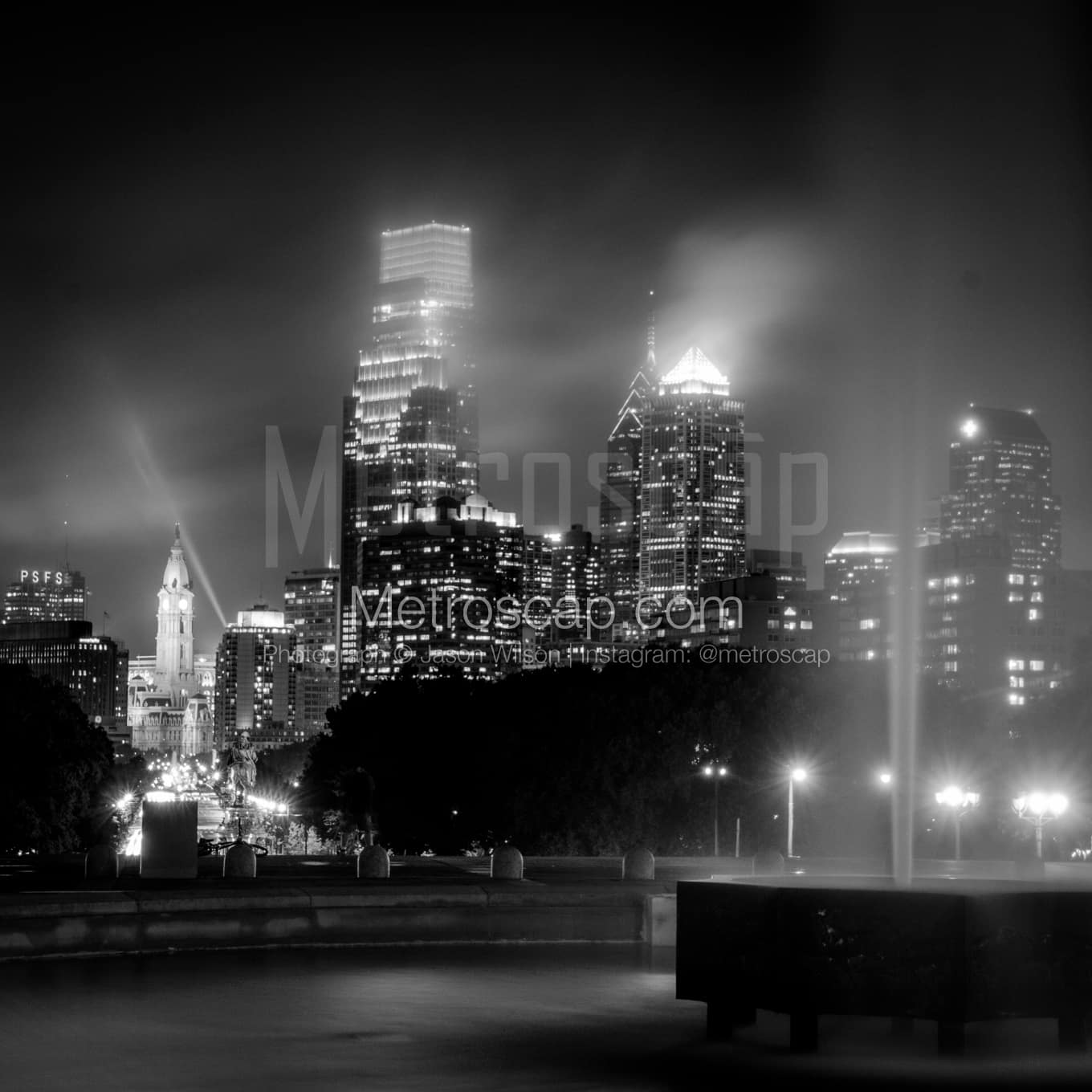 Philadelphia Black & White Landscape Photography