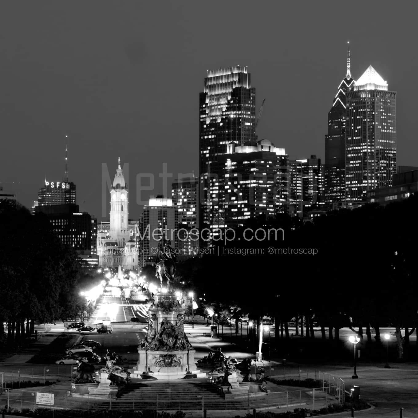 Philadelphia Black & White Landscape Photography