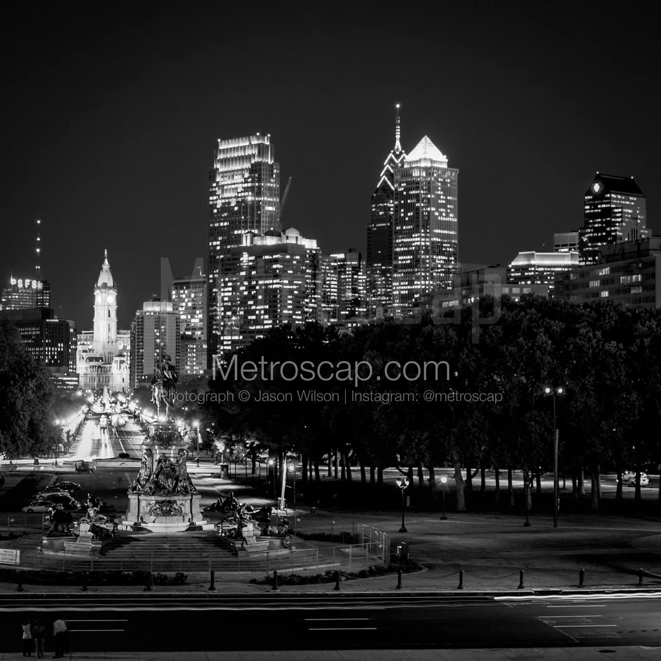 Philadelphia Black & White Landscape Photography