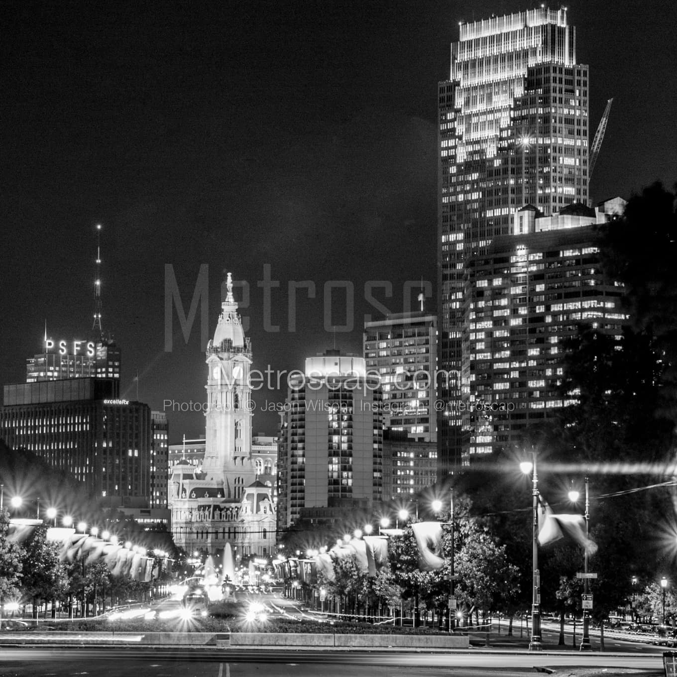 Philadelphia Black & White Landscape Photography